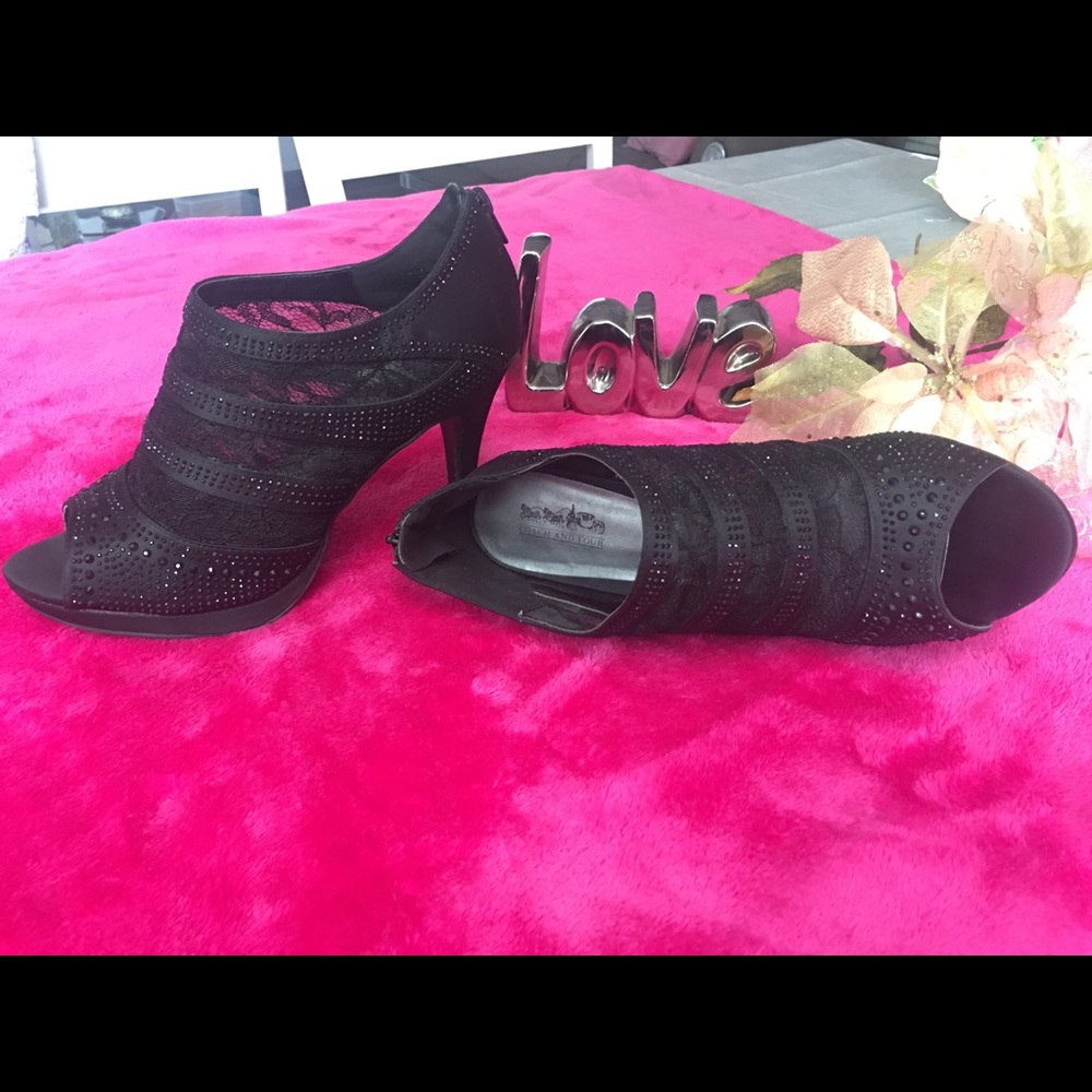 Coach and four high heels